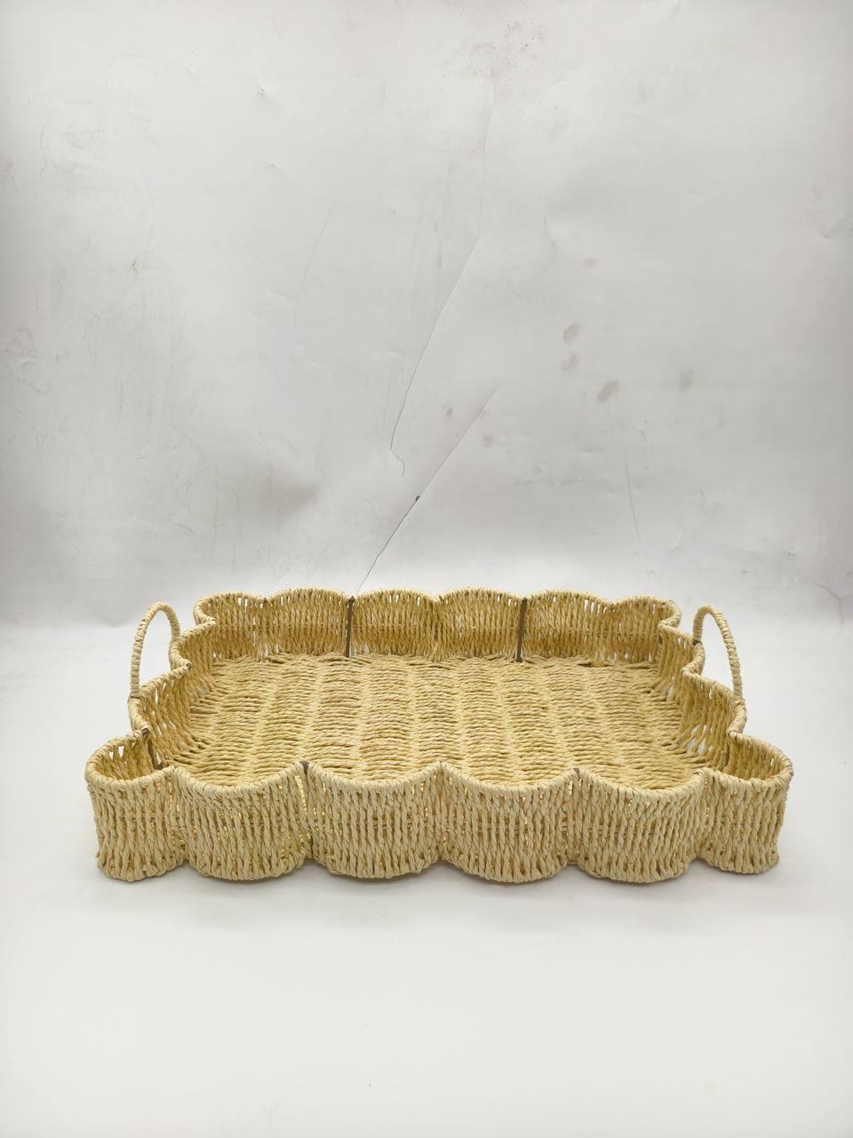 Twisted Rafia Tray
