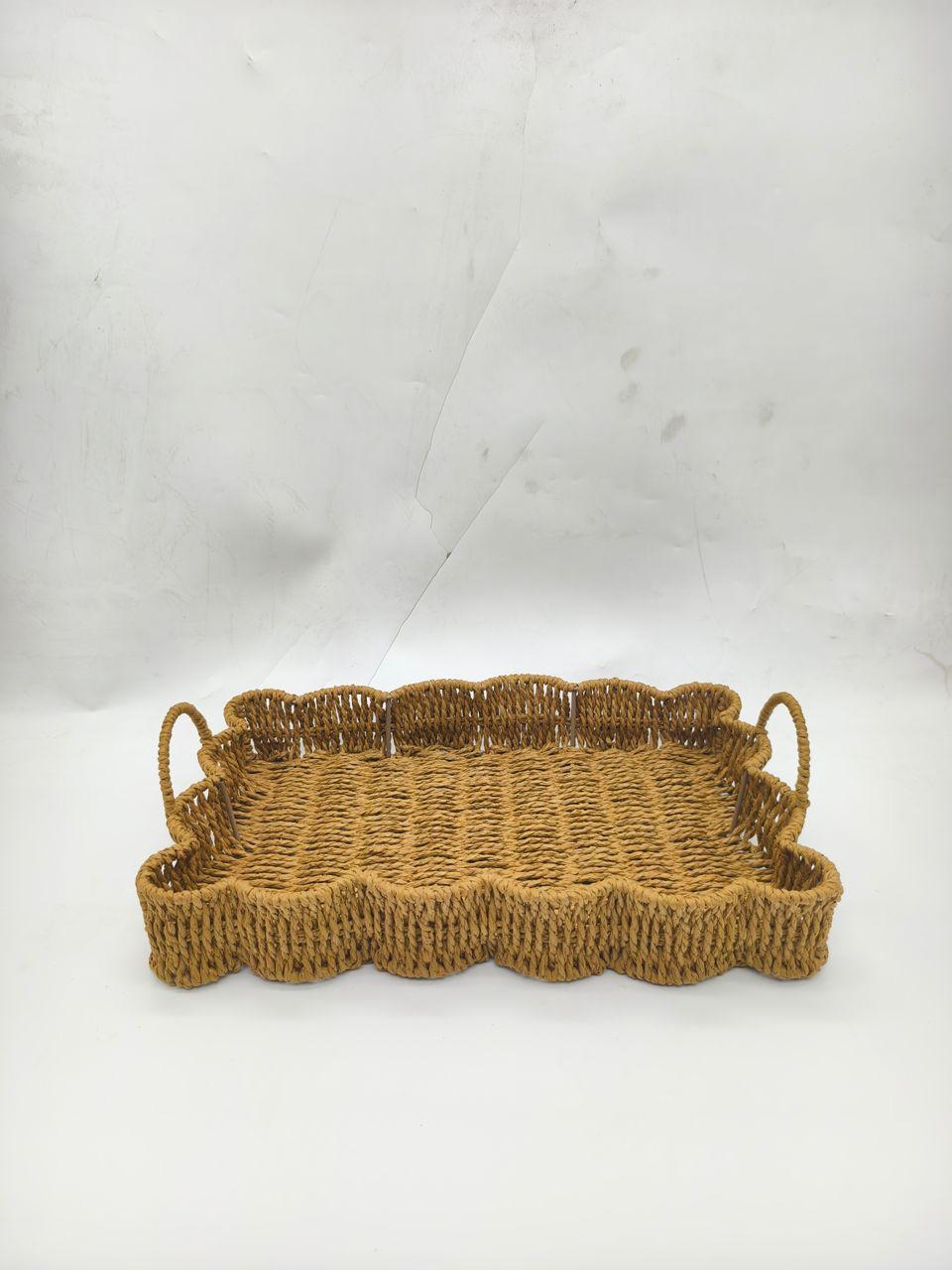 Square Scallop Tray