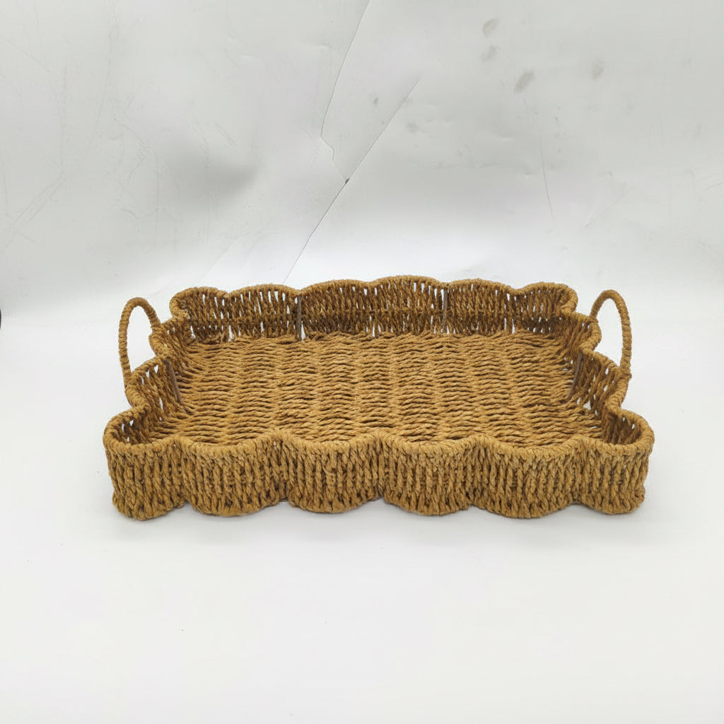 Square Scallop Tray