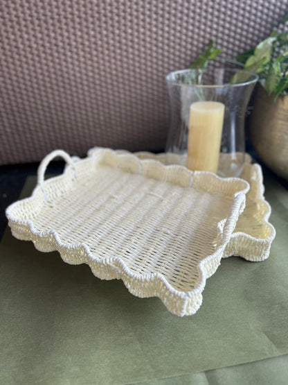 Twisted Rafia Tray