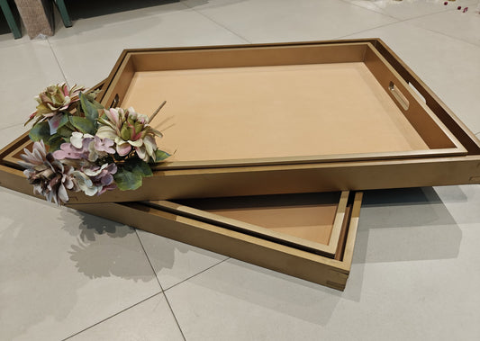 Tray Lacqured - Gold