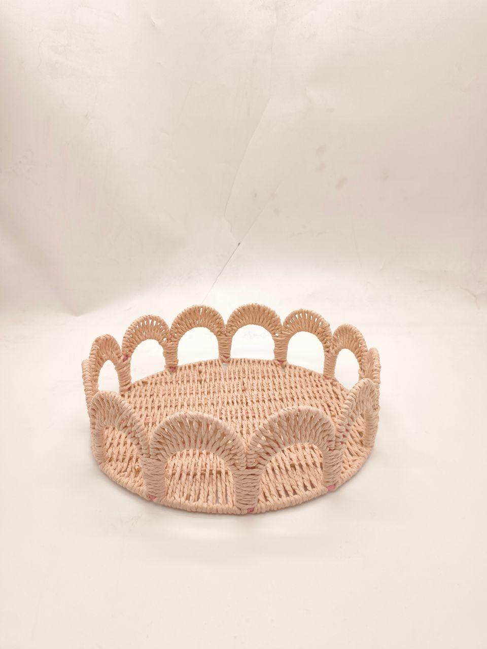 Scallop Round Trays (set of 2)