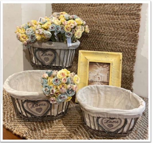 Basket Willow Mesh (set of three)