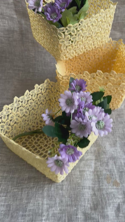 Lace buckets (set of 5 )